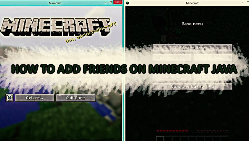 how to add friends on java minecraft